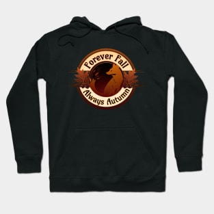 Forever Fall, Always Autumn Fox Badge Hoodie